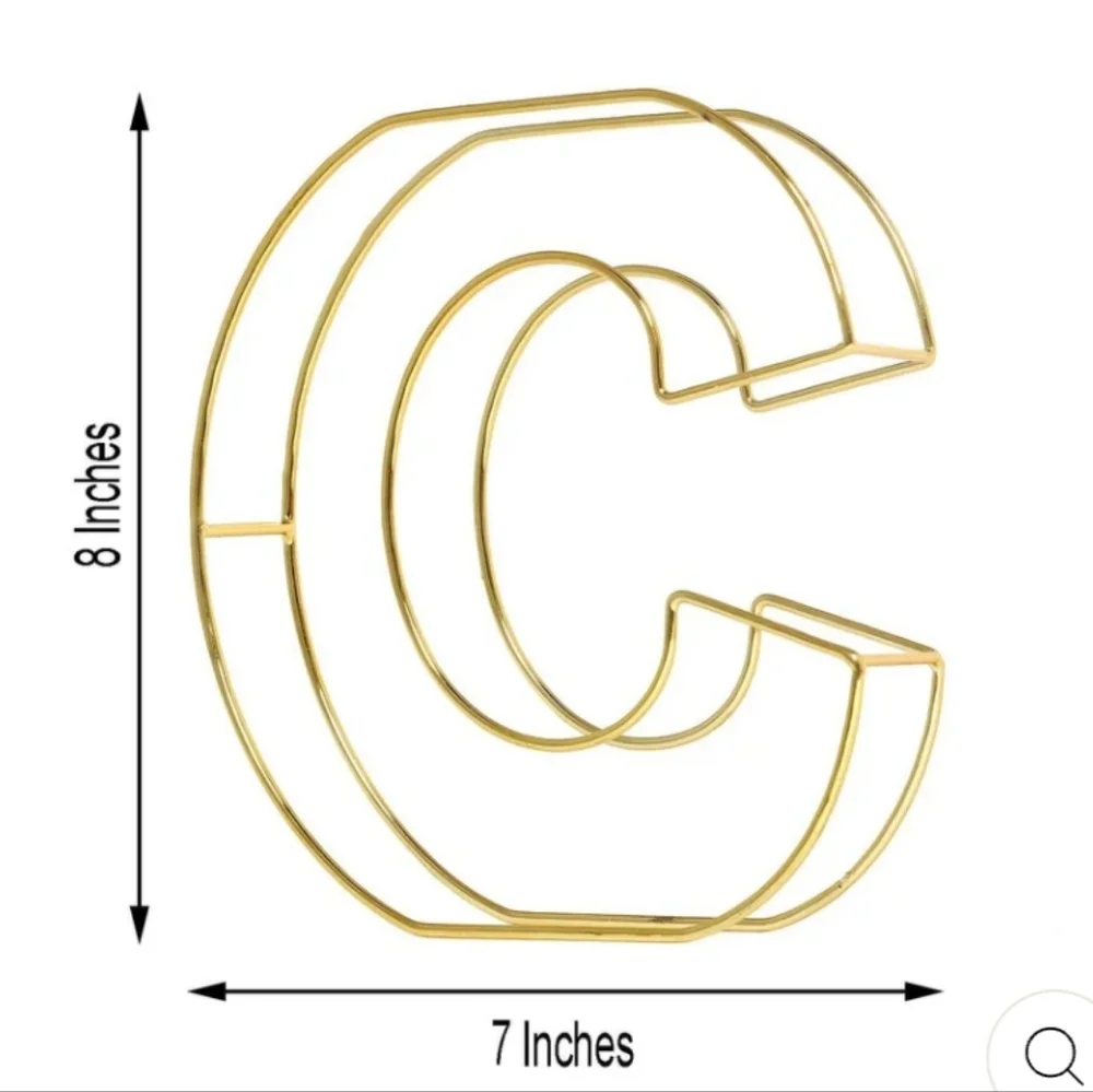 & gold letter